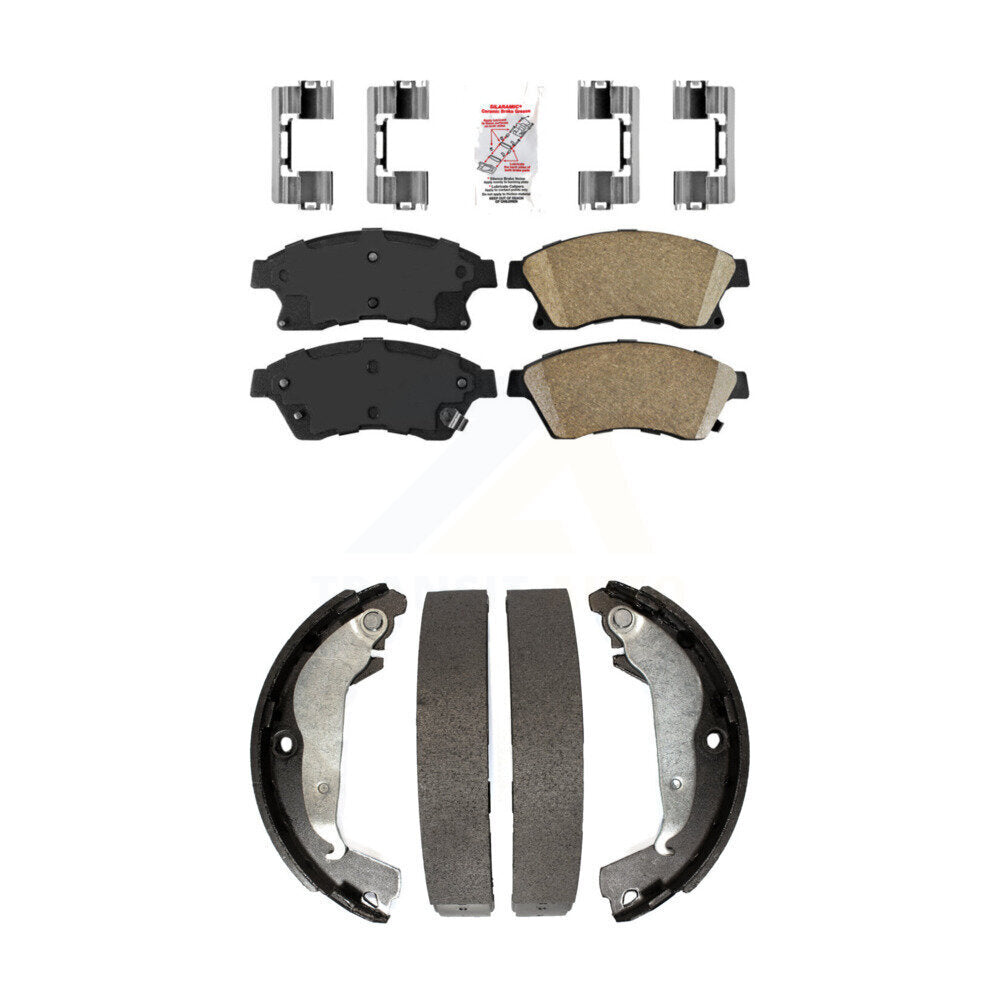 Ceramic Disc Brake Pads Front Rear Kit For Chevrolet Cruze Limited