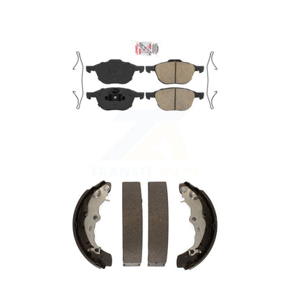Ceramic Disc Brake Pads Front Rear Kit For Ford Focus