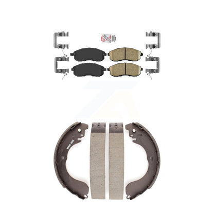 Ceramic Disc Brake Pads Front Rear Kit For Nissan Sentra Cube