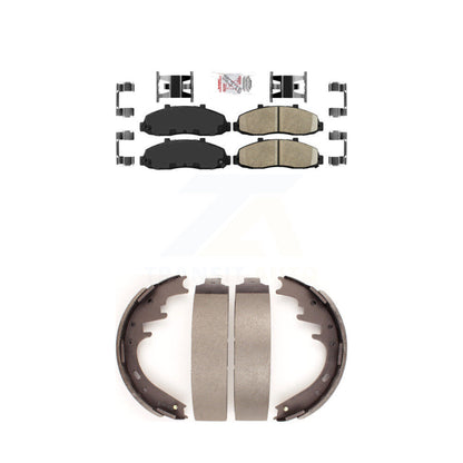 Ceramic Disc Brake Pads Front Rear Kit For Ford F-150