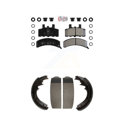 Semi-Metallic Disc Brake Pads Front Rear Kit For Chevrolet GMC K1500 C1500 K2500
