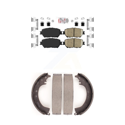 Ceramic Disc Brake Pads Front Rear Kit For Toyota Camry