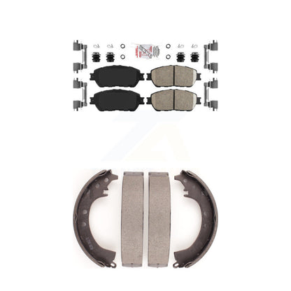 Ceramic Disc Brake Pads Front Rear Kit For 2005-2006 Toyota Camry SE/XLE