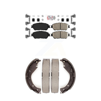 Ceramic Disc Brake Pads Front Rear Kit For 2005-2006 Toyota Camry SE/XLE