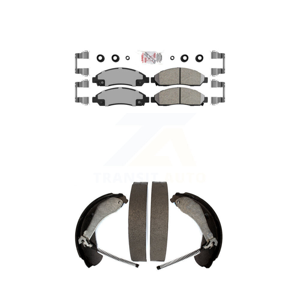 Ceramic Disc Brake Pads Front Rear Kit For Chevrolet Colorado GMC Canyon Isuzu