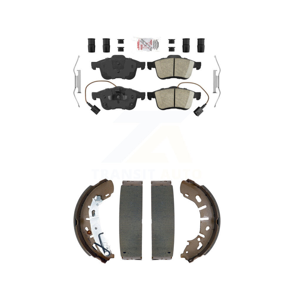 Ceramic Disc Brake Pads Front Rear Kit For 2015-2021 Ram ProMaster City