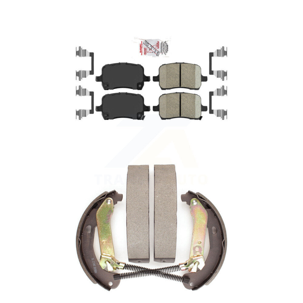 Ceramic Disc Brake Pads Front Rear Kit For Chevrolet Malibu