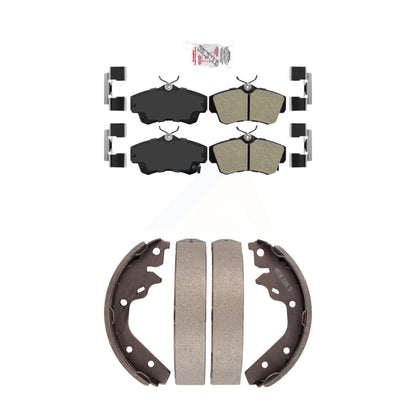 Semi-Metallic Disc Brake Pads Front Rear Kit For 2003-2005 Dodge Neon SRT-4