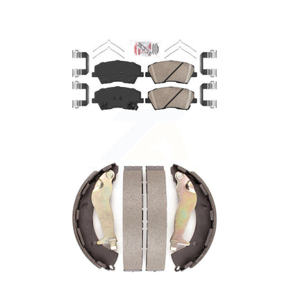 Ceramic Disc Brake Pads Front Rear Kit For Hyundai Elantra