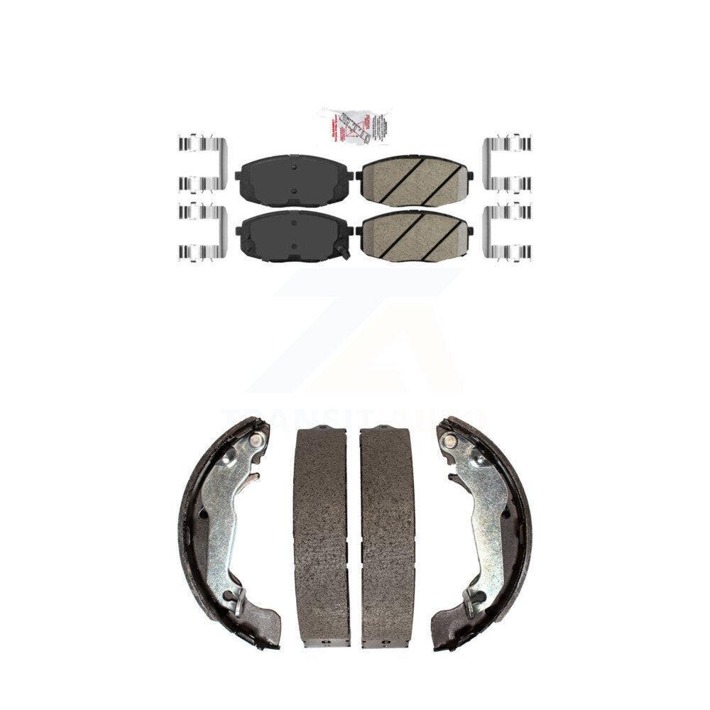 Ceramic Disc Brake Pads Front Rear Kit For Hyundai Elantra