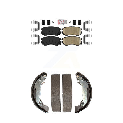 Ceramic Disc Brake Pads Front Rear Kit For Hyundai Elantra