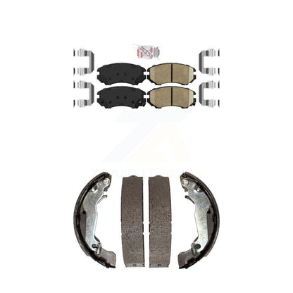 Ceramic Disc Brake Pads Front Rear Kit For Hyundai Elantra