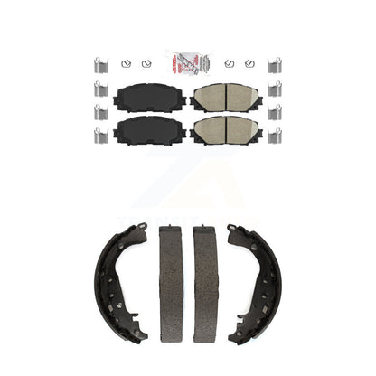 Ceramic Disc Brake Pads Front Rear Kit For Toyota Yaris
