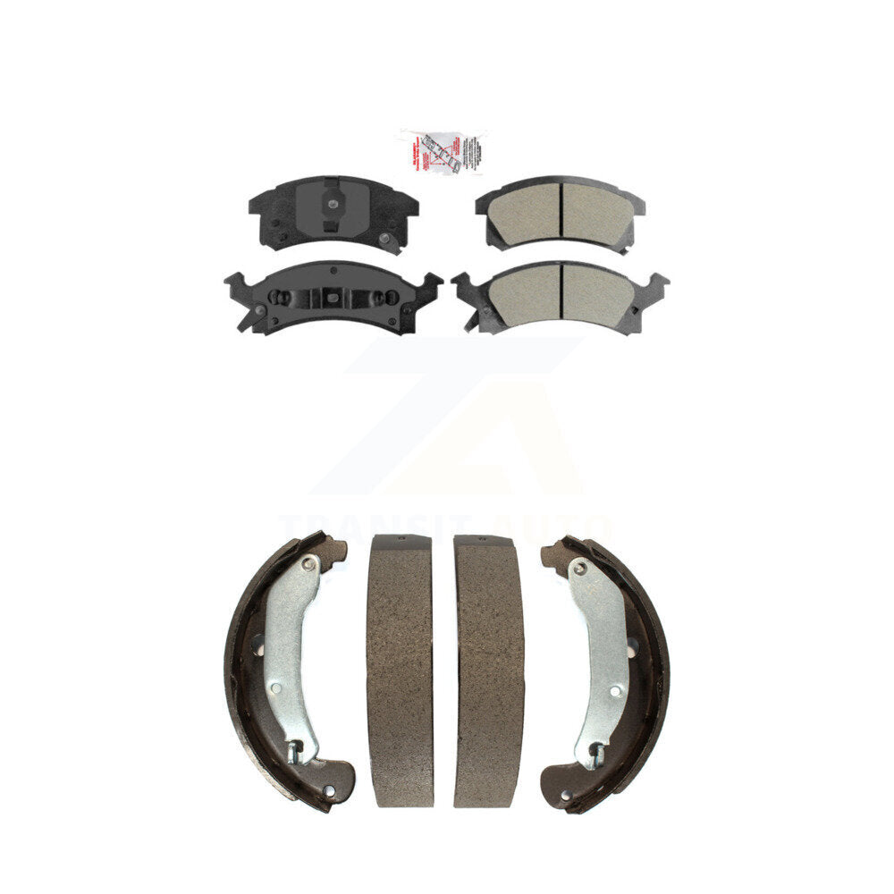 Semi-Metallic Disc Brake Pads Front Rear Kit For Pontiac Sunfire Chevrolet