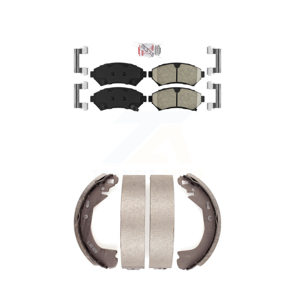 Ceramic Disc Brake Pads Front Rear Kit For Pontiac Montana Buick Century Venture