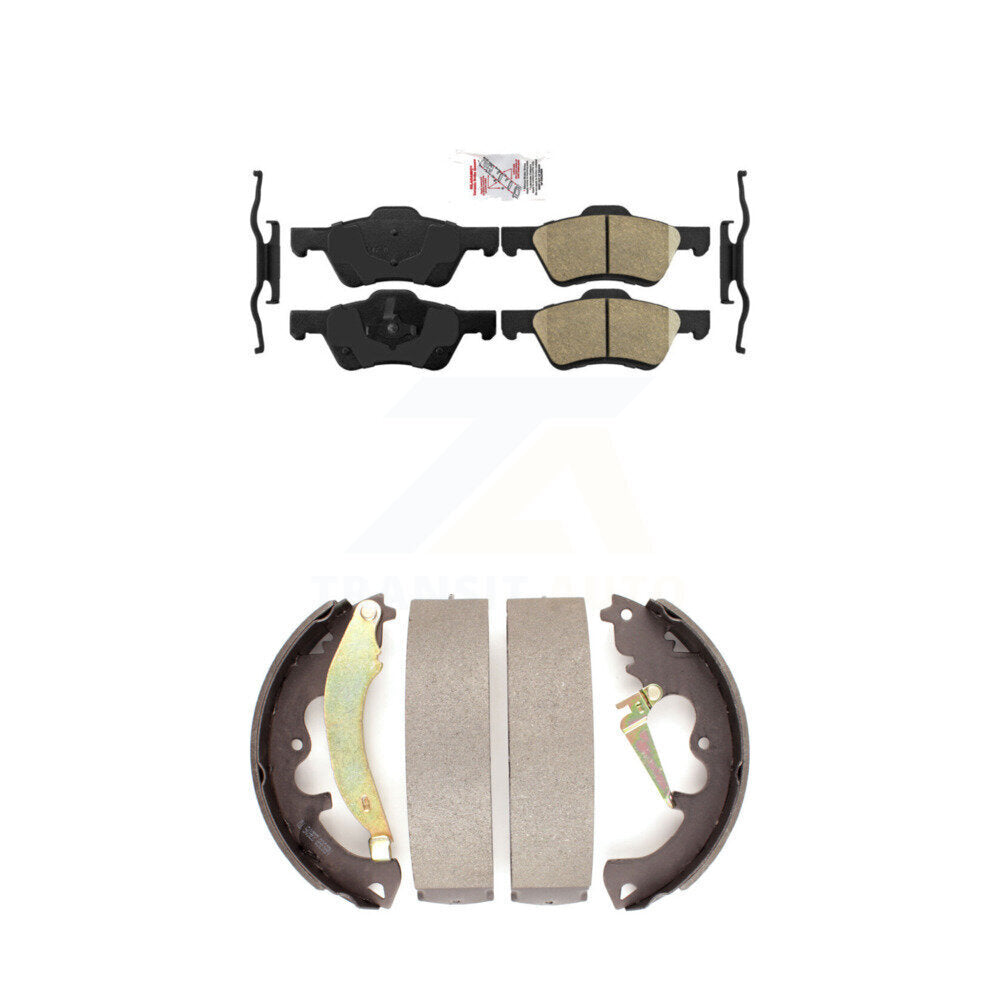 Ceramic Disc Brake Pads Front Rear Kit For Ford Escape Mercury Mariner