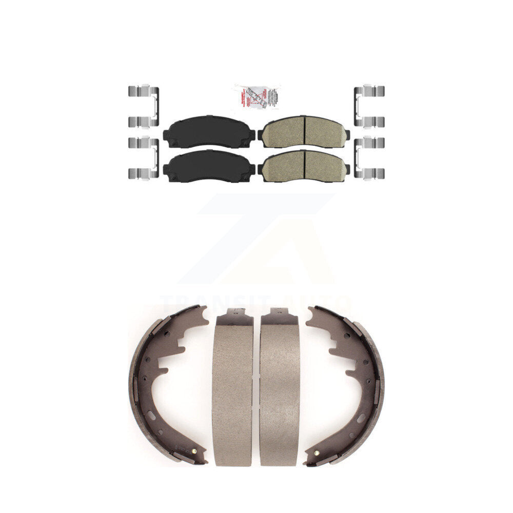 Ceramic Disc Brake Pads Front Rear Kit For 2001-2002 Ford Explorer Sport Trac