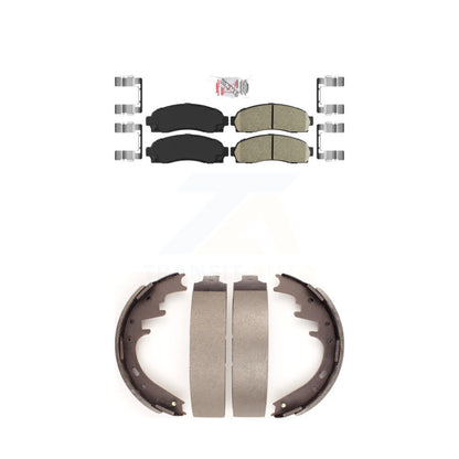 Ceramic Disc Brake Pads Front Rear Kit For 2001-2002 Ford Explorer Sport Trac
