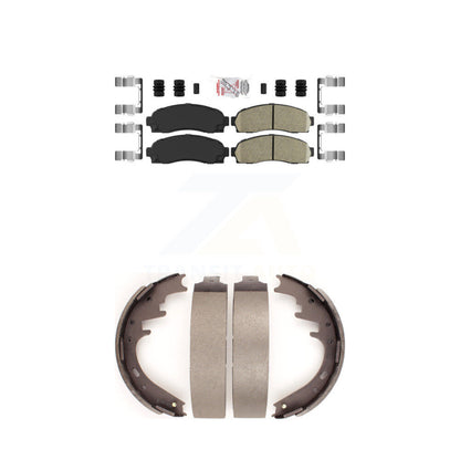Ceramic Disc Brake Pads Front Rear Kit For 2001-2002 Ford Explorer Sport Trac