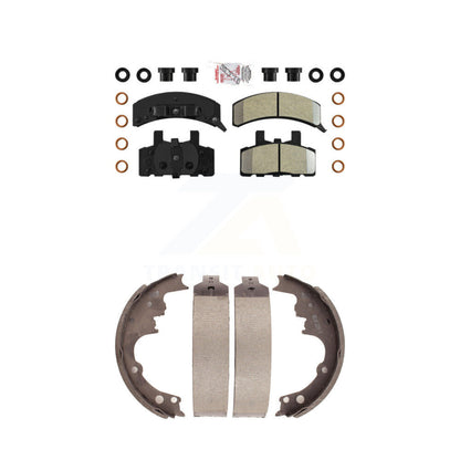 Semi-Metallic Disc Brake Pads Front Rear Kit For Chevrolet Astro GMC Safari AWD