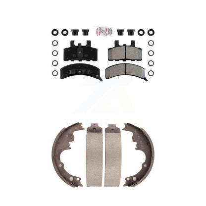 Semi-Metallic Disc Brake Pads Front Rear Kit For Chevrolet Astro GMC Safari AWD