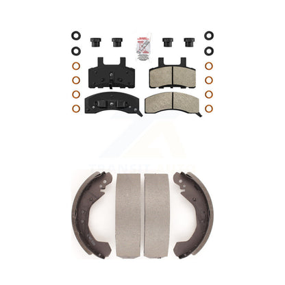 Semi-Metallic Disc Brake Pads Front Rear Kit For Chevrolet Tahoe GMC Yukon