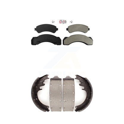 Semi-Metallic Disc Brake Pads Front Rear Kit For GMC C3500