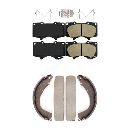 Ceramic Disc Brake Pads Front Rear Kit For Toyota Tundra