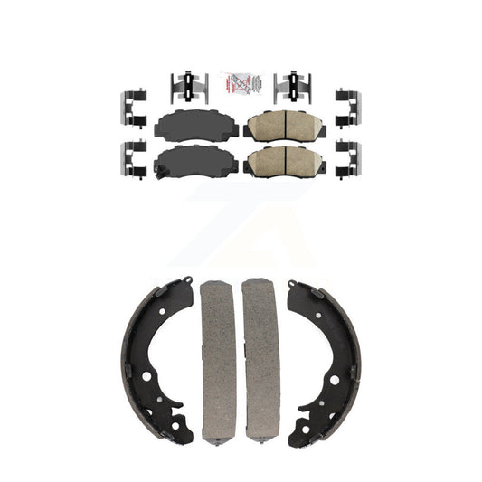 Ceramic Disc Brake Pads Front Rear Kit For Honda Accord CR-V