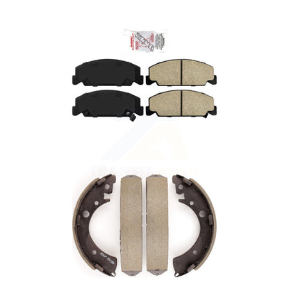 Ceramic Disc Brake Pads Front Rear Kit For Honda Civic Accord