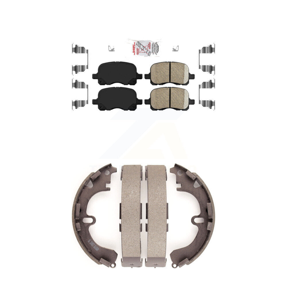Ceramic Disc Brake Pads Front Rear Kit For Toyota Corolla Chevrolet Prizm
