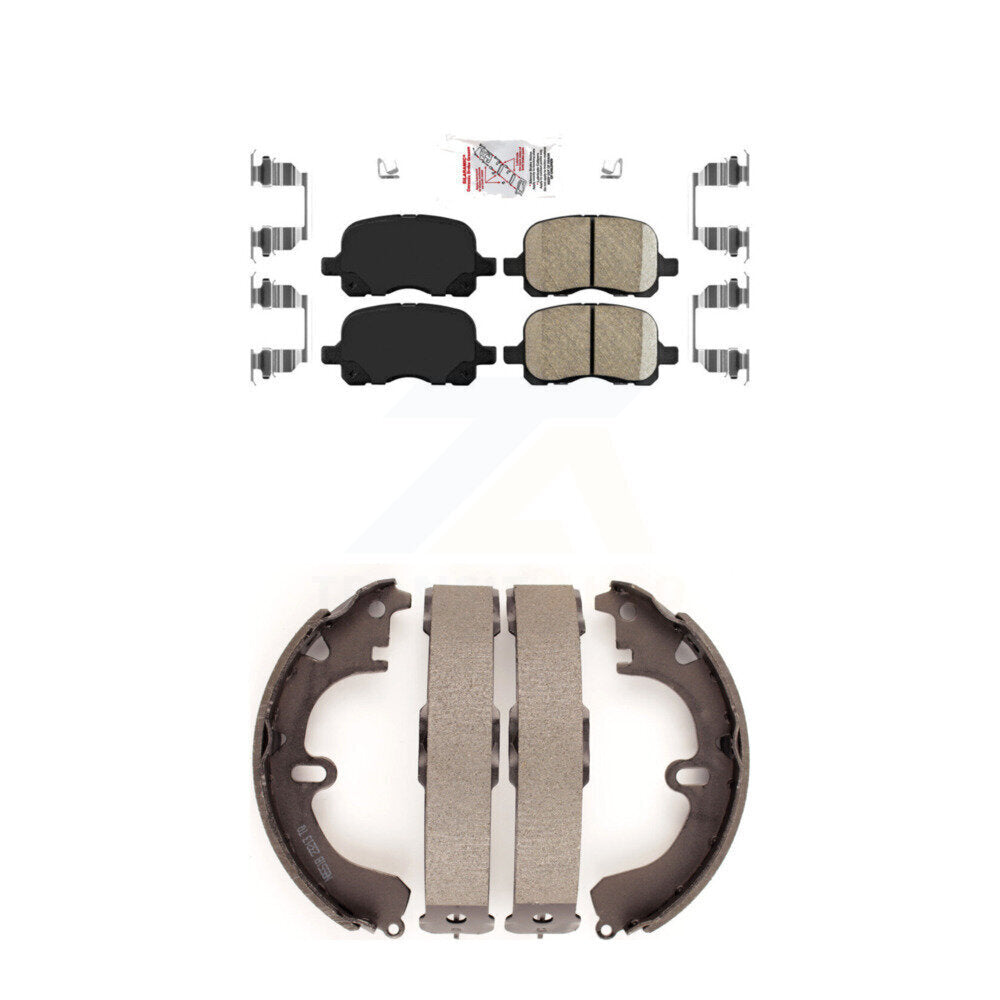 Ceramic Disc Brake Pads Front Rear Kit For Toyota Corolla