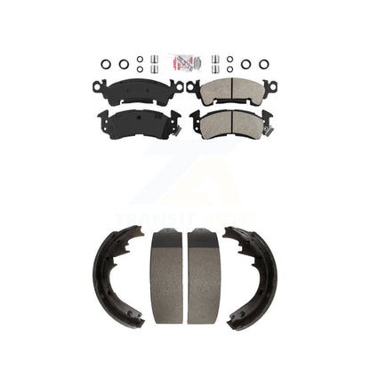 Semi-Metallic Disc Brake Pads Front Rear Kit For Chevrolet GMC C10 C1500 G20 K10