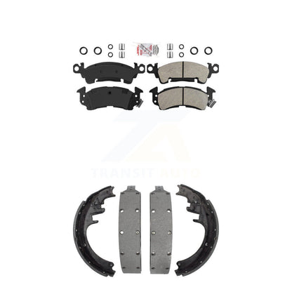Semi-Metallic Disc Brake Pads Front Rear Kit For GMC G3500 K2500 C2500 Chevrolet