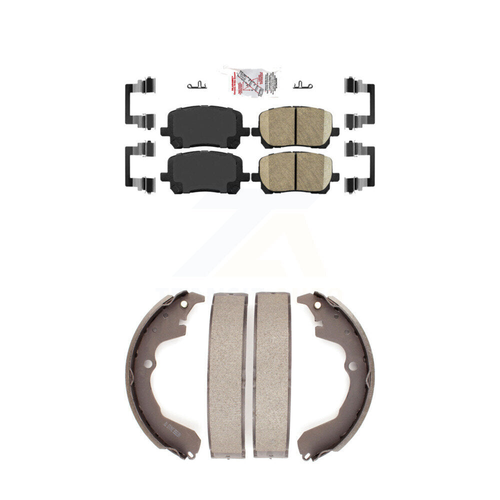 Ceramic Disc Brake Pads Front Rear Kit For Toyota Matrix Pontiac Vibe