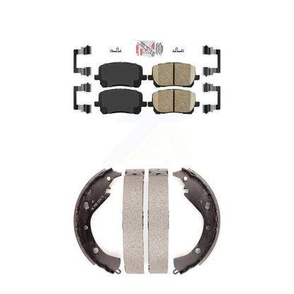 Ceramic Disc Brake Pads Front Rear Kit For Toyota Matrix Pontiac Vibe AWD
