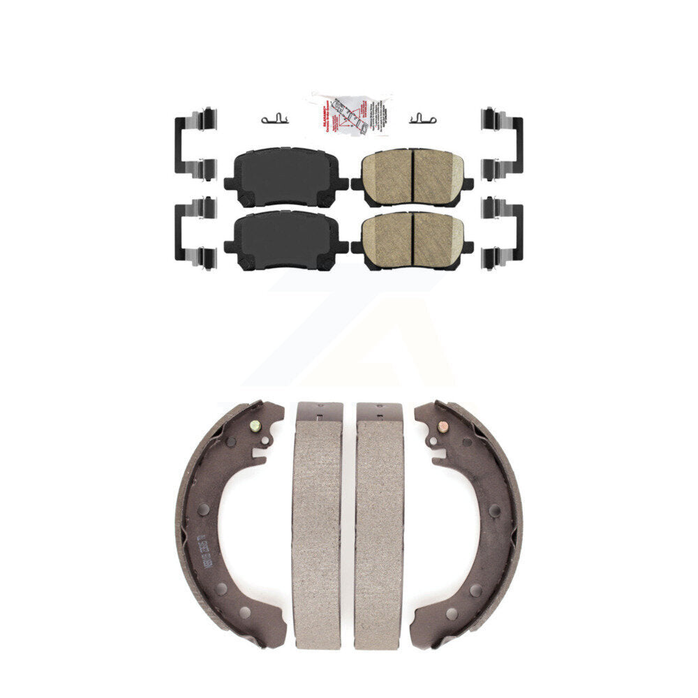 Ceramic Disc Brake Pads Front Rear Kit For Toyota Corolla