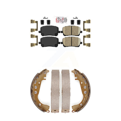 Ceramic Disc Brake Pads Front Rear Kit For Toyota Corolla