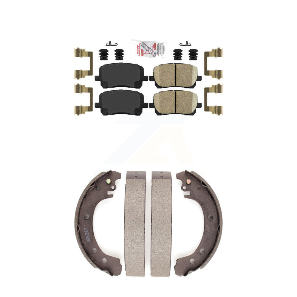 Ceramic Disc Brake Pads Front Rear Kit For Toyota Corolla