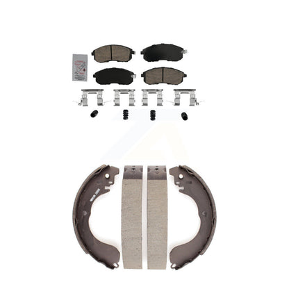 Ceramic Disc Brake Pads Front Rear Kit For Nissan Versa