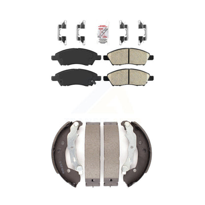 Ceramic Disc Brake Pads Front Rear Kit For Nissan Micra Versa Note