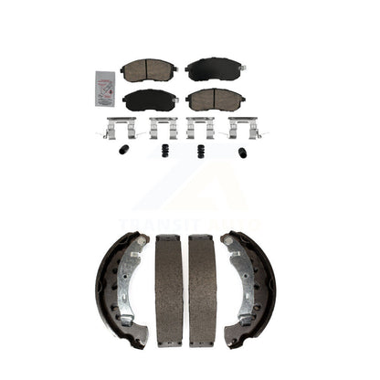 Ceramic Disc Brake Pads Front Rear Kit For 2013-2019 Nissan Sentra