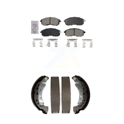 Ceramic Disc Brake Pads Front Rear Kit For 2013-2019 Nissan Sentra