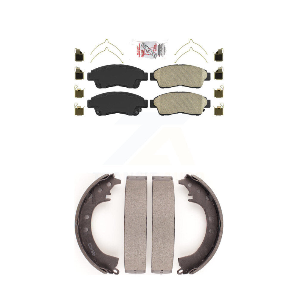 Ceramic Disc Brake Pads Front Rear Kit For Toyota Camry RAV4