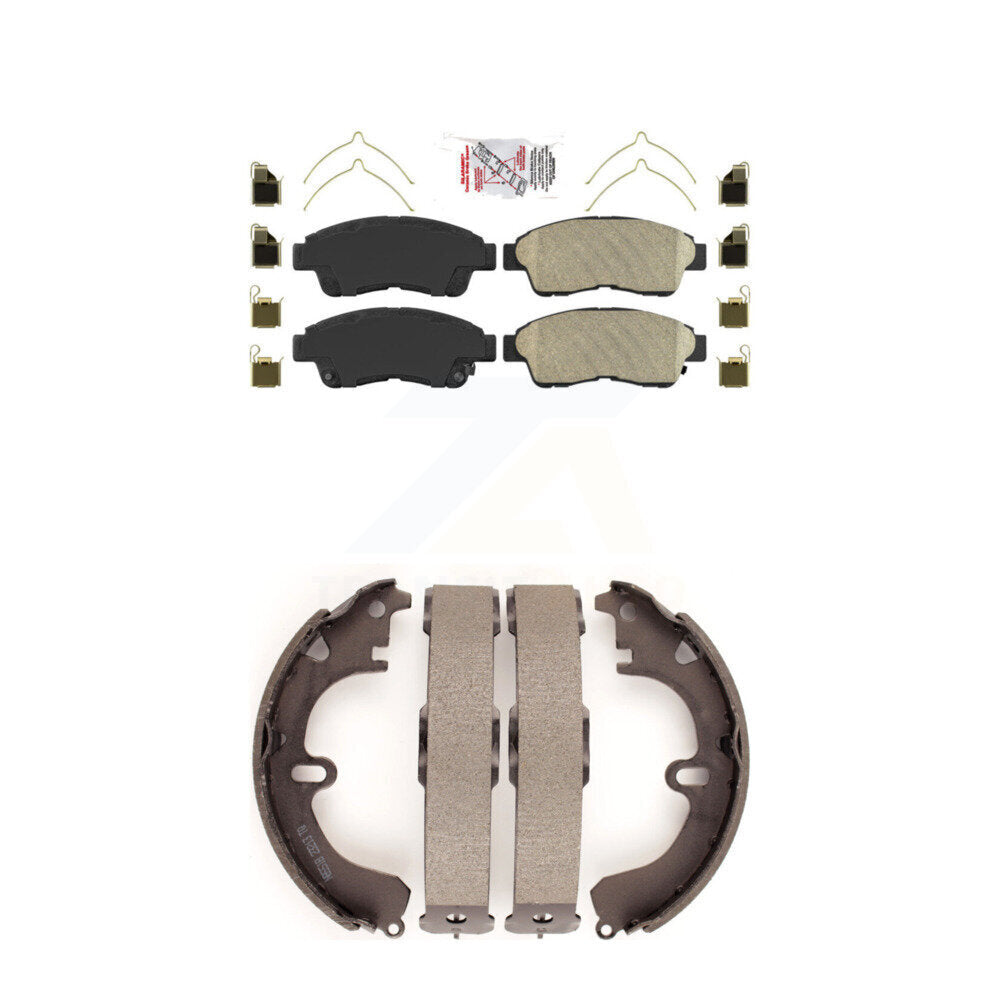 Ceramic Disc Brake Pads Front Rear Kit For 1994-1997 Toyota Celica ST