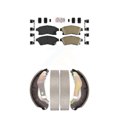 Ceramic Disc Brake Pads Front Rear Kit For 2012-2017 Chevrolet Sonic