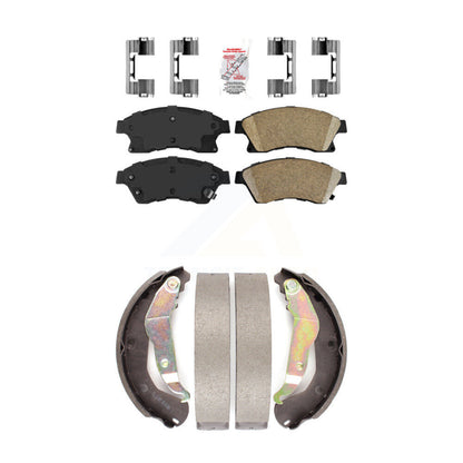 Ceramic Disc Brake Pads Front Rear Kit For 2012-2017 Chevrolet Sonic