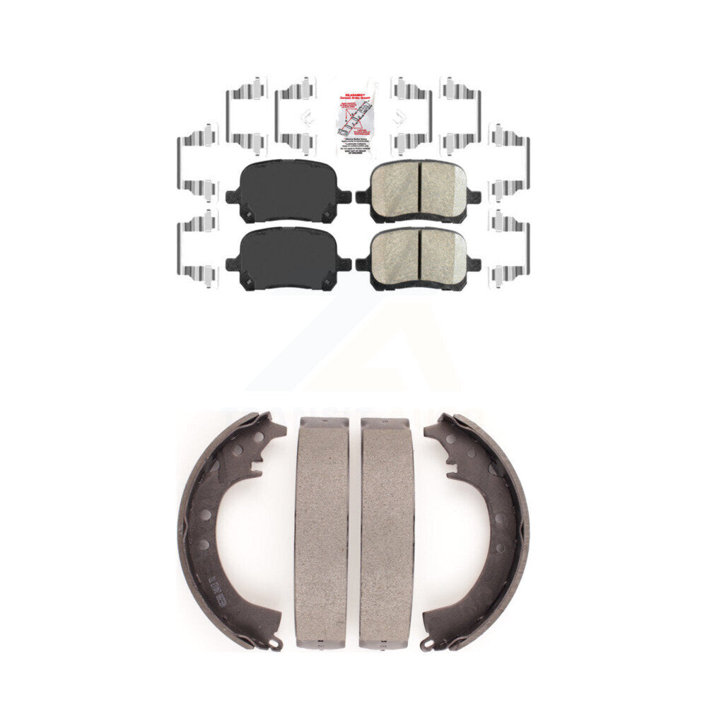 Ceramic Disc Brake Pads Front Rear Kit For Toyota Solara