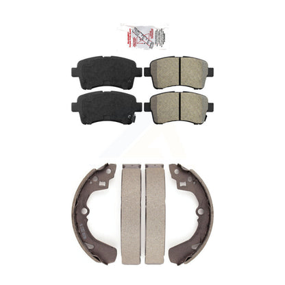 Semi-Metallic Disc Brake Pads Front Rear Kit For 2002-2005 Suzuki Aerio