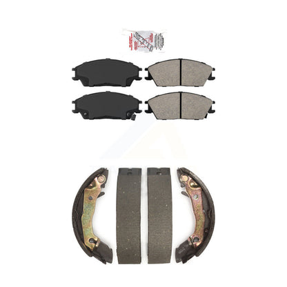 Semi-Metallic Disc Brake Pads Front Rear Kit For Hyundai Accent Excel Scoupe